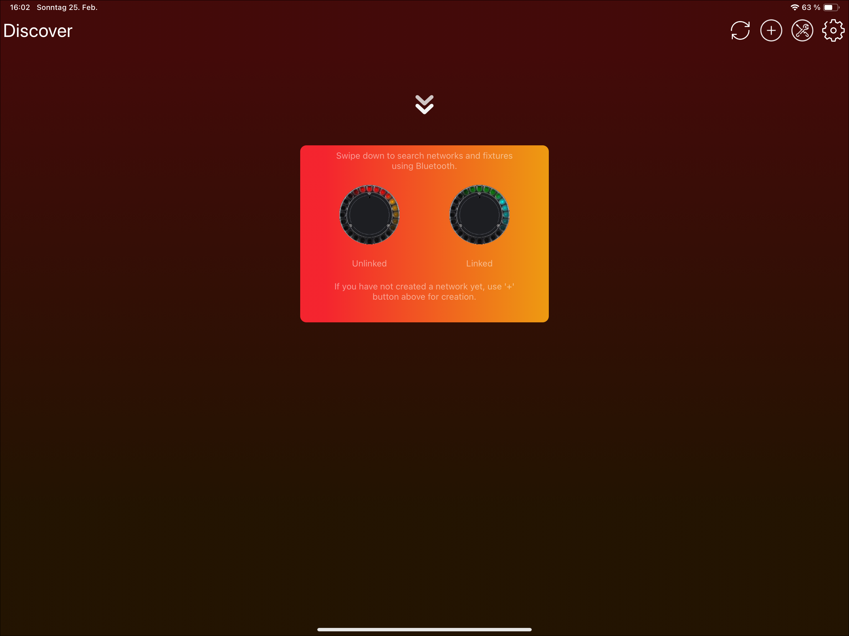 Discover page