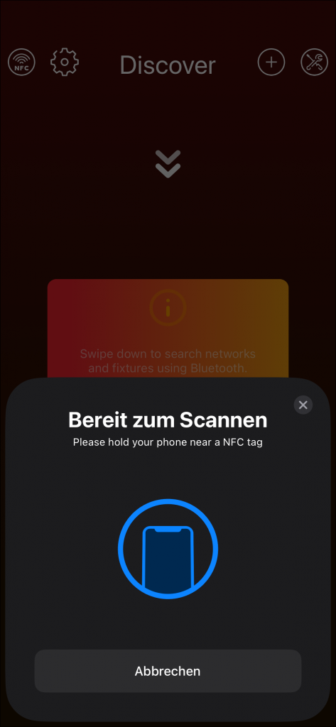iOS NFC scan