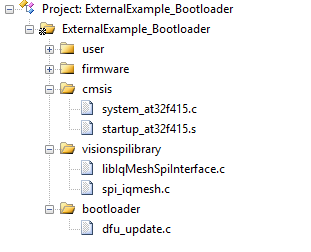Artery bootloader source files