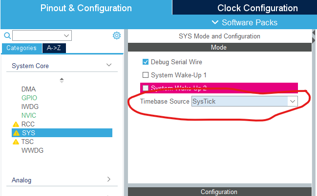 STM32 SysTick setup